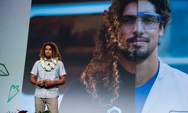 man having a speech